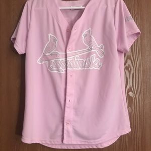 Women’s pink Matheny Jersey (St. Louis Cardinals)